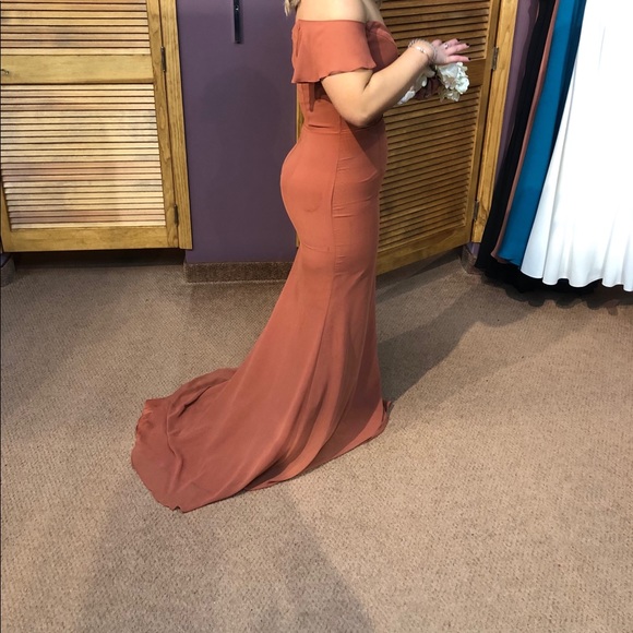 Mauve dress, size 4. - Picture 3 of 3